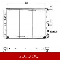 Radiator for 1.7 and 1.4